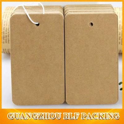 Custom Kraft Blank Luggage Paper Hang Tag (BLF-T116)