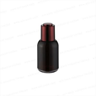 30ml Luxury Acrylic Custom Made Lotion Oil Dropper Bottle for Cosmetics Packaging