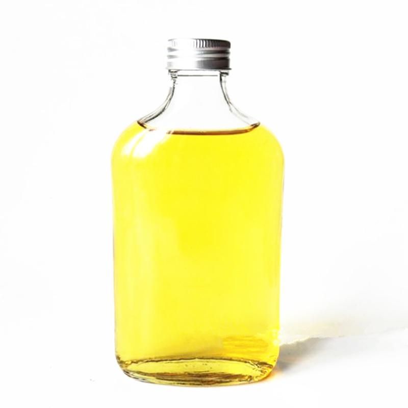 500ml Clear Flat Shape Vodka Glass Bottle with Screw Top