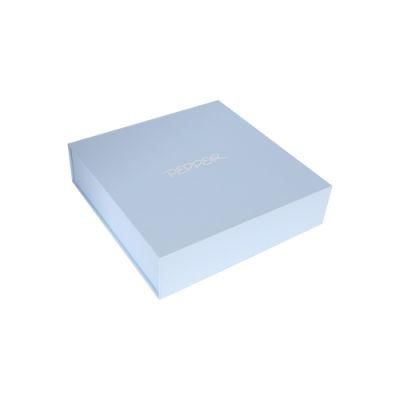 Custom Blue Corrugated Garment Shipping Boxes