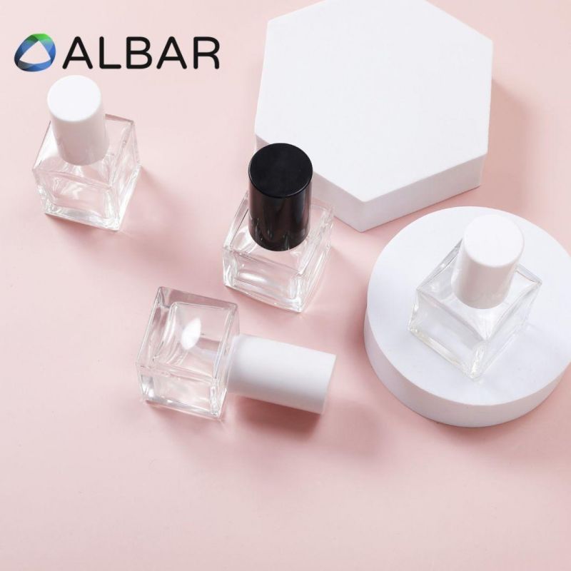 Customized Square Glass Bottles in Polished Customization for Personal Care