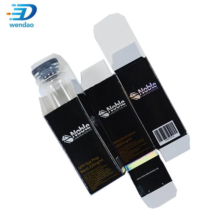 Gen Pharma Test C 250 Red Color Hologram Vial Packaging Sticker and Box for 10ml