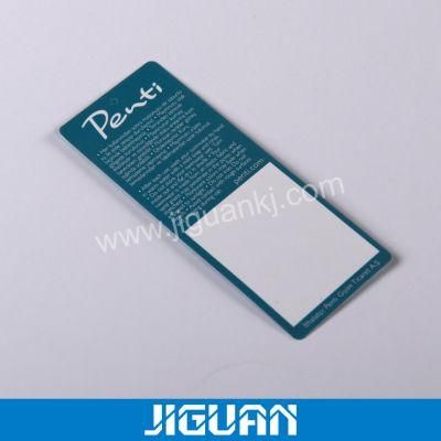 Low MOQ Simple Plastic Square Hangtag Label for Jeans