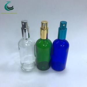 Empty cosmetic Bottles Customer Amber Glass Bottle with 18mm Lotion Pump Cap for Essential Oil