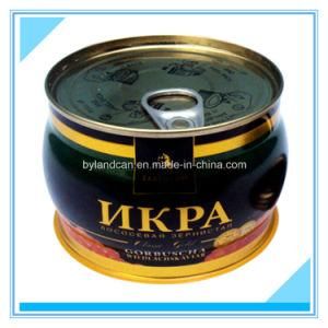 Drum Shaped Tin Can for 250g Caviar