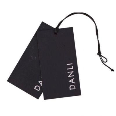 Custom Printing Paper Garment Hangtag Clothing Hang Tags with String
