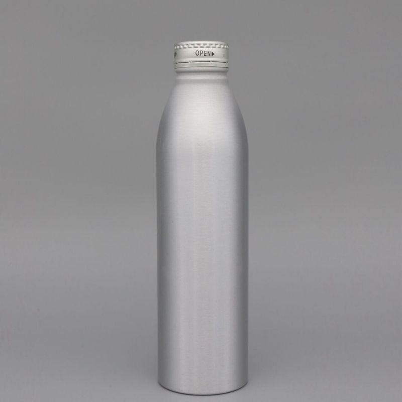 OEM Food Grade 500ml Aluminum Water Bottle with Aluminium Screw Cap