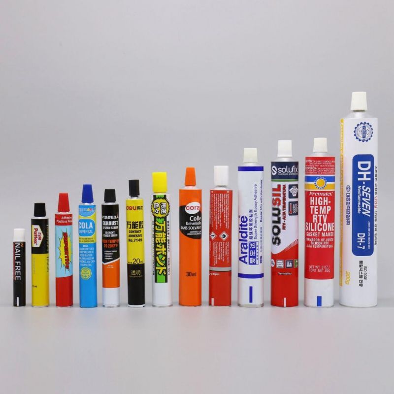 Empty Soft Squeeze Hair Color Aluminum Cosmetic Packaging Tube 60ml 100ml 120ml