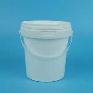 Clear White Transparent Ice Cream Packing Pail Small 1.2L Plastic Bucket with Food Grade PP Material