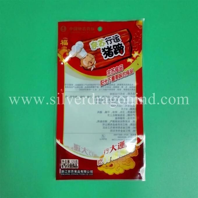Custom Plastic Vacuum Bags for Food Snack Packaging