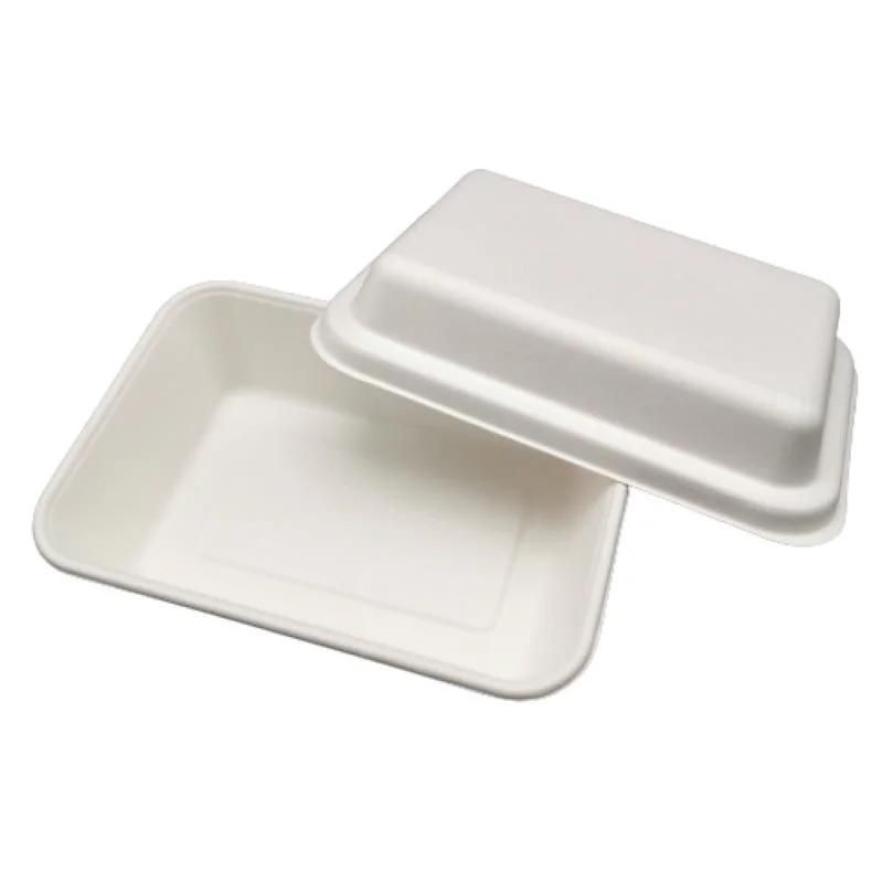 Biodegradable Rectangle Food Packaging Fries Container