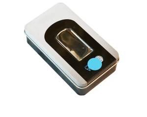 USB Battery Cell Packing Tin Rectangular Box