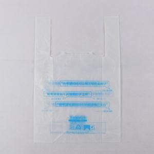Cornstarch Based Biodegradable Vest Handle Packaging Bag for Shopping