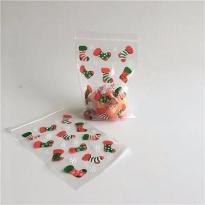 Christmas Cookie Zip Lock Bag with Custom Printing