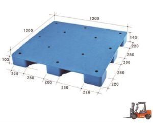 Flat Nine Feet Recyclable HDPE Plastic Pallet for Industrial Use