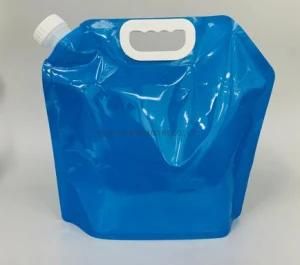 Transparent Clear Beverage Pouch Spout Plastic Liquid Juice Drink Packaging Plastic Bag with Corner Spout