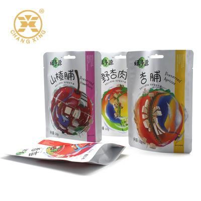 Food Grade Plastic Printed Matte Dried Apricot Bags Customized Sachet Packaging