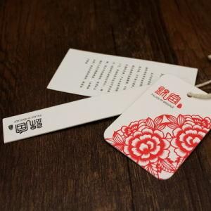 Newest Paper Customized Design Garment Hangtag Paper Board Swing Tags