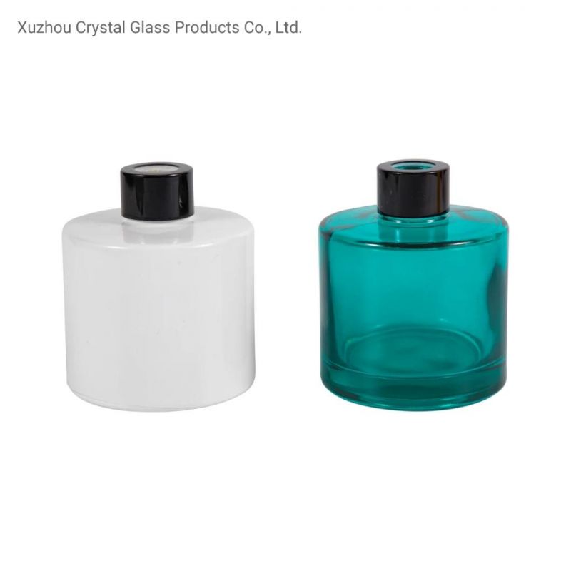 Transparent Empty Reed Diffuser Glass Bottle with Lids