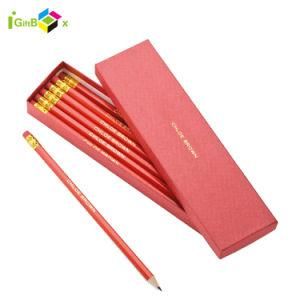 Custom Logo Printed Cardboard Pen Packaging for Study Paper Pencil Box