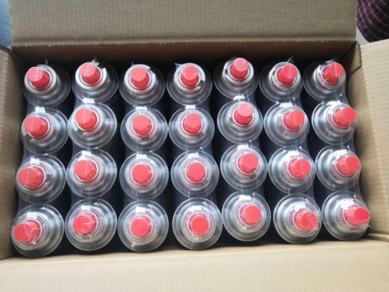 Wholesale Portable Butane Gas Cylinder Valve and Red Plastic Cap