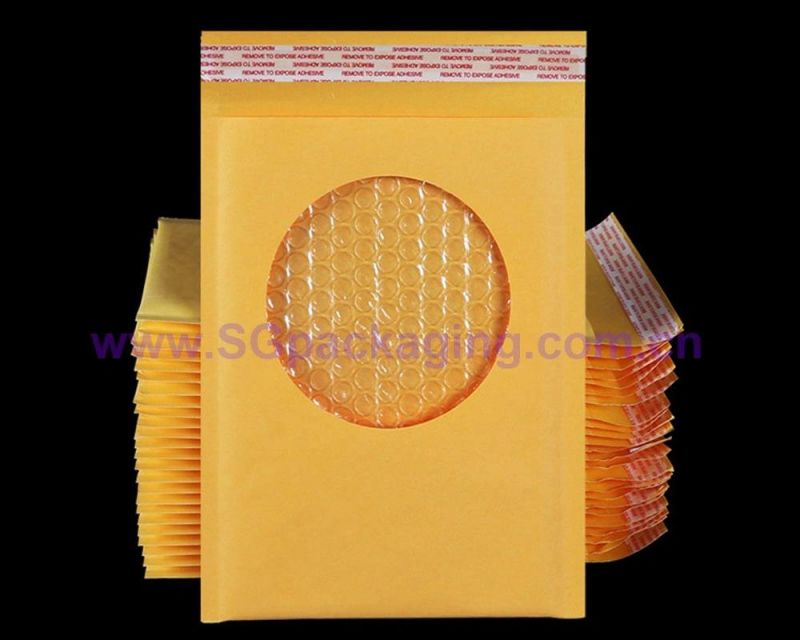 Biodegradable Plastic Packaging Bubble Padded Self-Seal Postal Express Courier Shipping Kraft Paper Mailing Bags