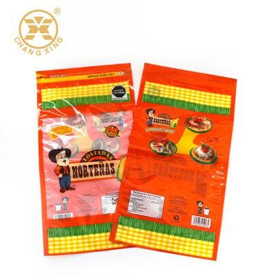 Mexican Market Popular China Factory Custom Design Plastic Bag Flour Tortilla Packaging Bags
