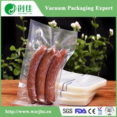 PA/PE Three Side Seal Clear Food Package Vacuum Bag Plastic Bags Bottom Seal Tubular Bag Vacuum Pouch