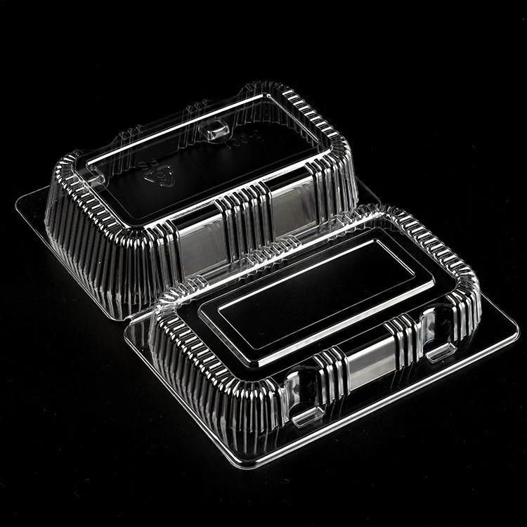 Customized wholesale price clear Transparent fruit tray plastic clamshell container vegetables packaging