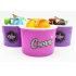 Custom Logo 20oz Logo Printed Ice Cream Paper Cup /Frozen Yogurt Paper Bowl with Lid for Wholesale
