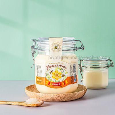 250g Plastic Honey Storage Bottle with Handle for Packing Honey White Honey