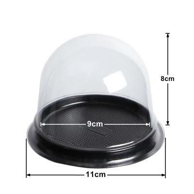 Mini Dome Cupcake Packaging Clear Plastic Round Cake Box