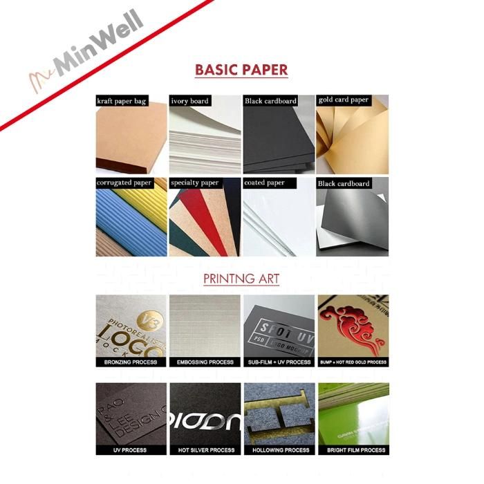 Minwell Black Kraft Bags with Wide Ribbon Handles, 3 Sizes Paper Gift Wrap and Sturdy Bags, Reusable Square Large Retail Business Packaging Bags for Parties