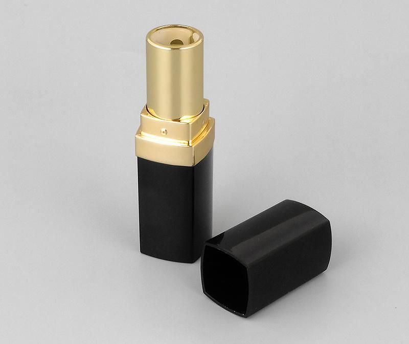 Luxury Fancy Make Your Own Brand DIY Glod Black Cosmetic Lip Balm Container Empty Lipstick Tube