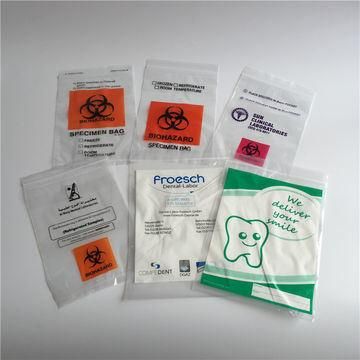 Specimen Plastic Bag 6"X9" Biohazard Bag