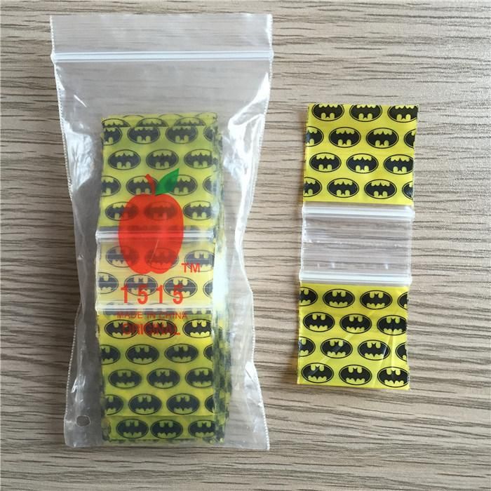 Hot Sale Food Storage Packaging Reusable Zipper Bag LDPE Plastic Mini Ziplock Bags Printed