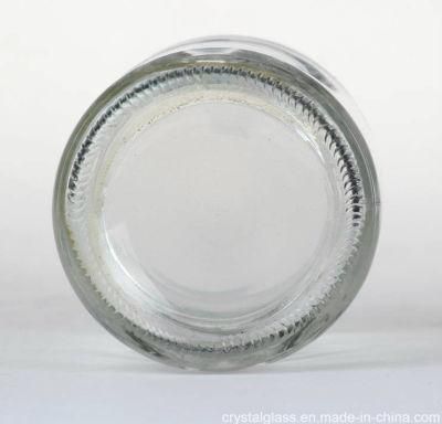 100/150/200ml Double Heart Glass Pudding Bottle Glass Jar for Food Storage of Kefir and Jam