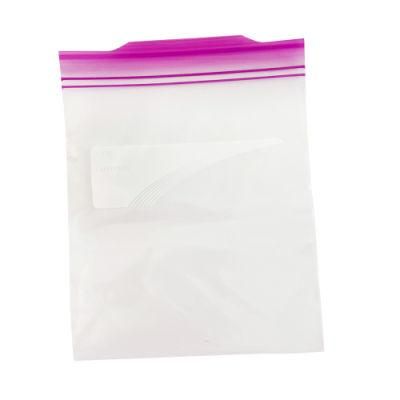 High Quality B P a Free Resealable Clear Plastic Zip Lock Bag for Freezer