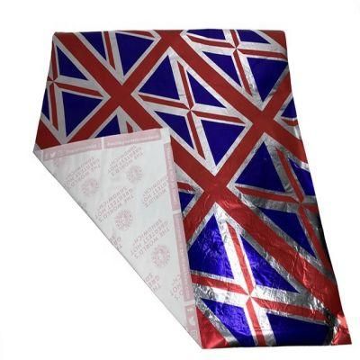 Custom Printed Honeycomb Aluminum Foil Wrapping Paper for Burger