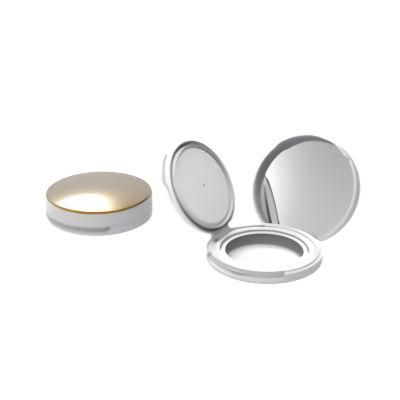 Empty Round White Plastic Bb Cushion Case with Sponge and Puff Custom Air Cushion Case for Liquid Foundation