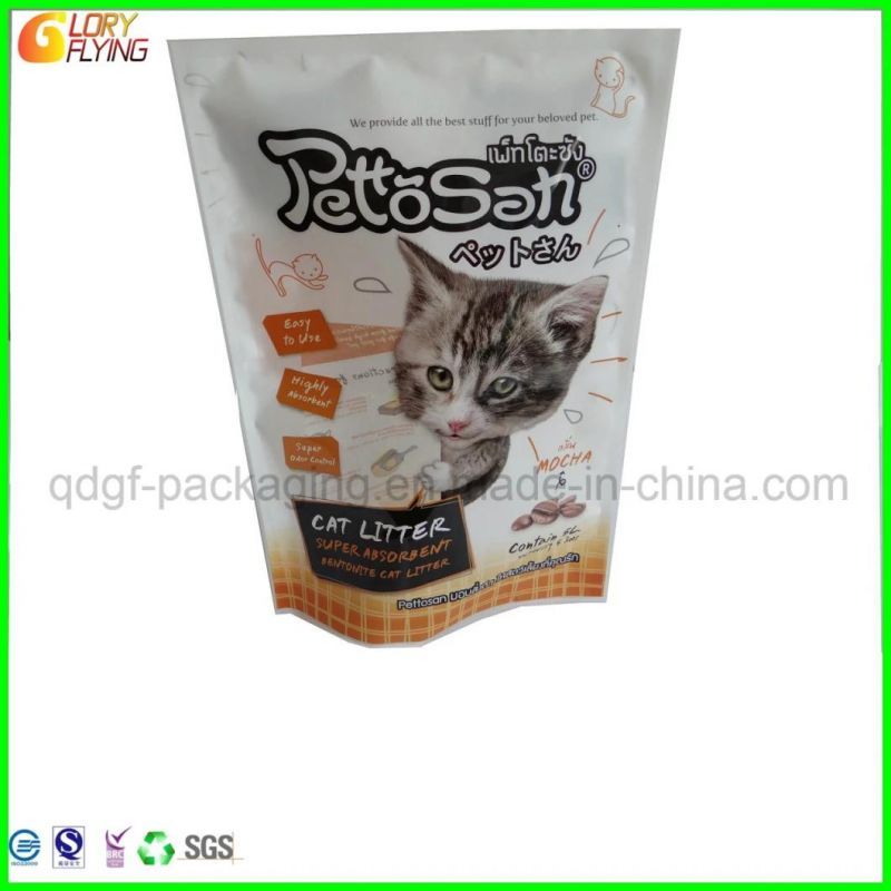 Silicone Food Bag for Cat Litter Packaging Stand up Bag