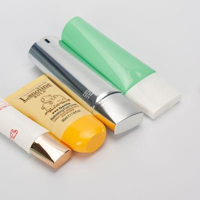 Oval Tube with Different Cap for SPF Cream Packaging From China Supplier