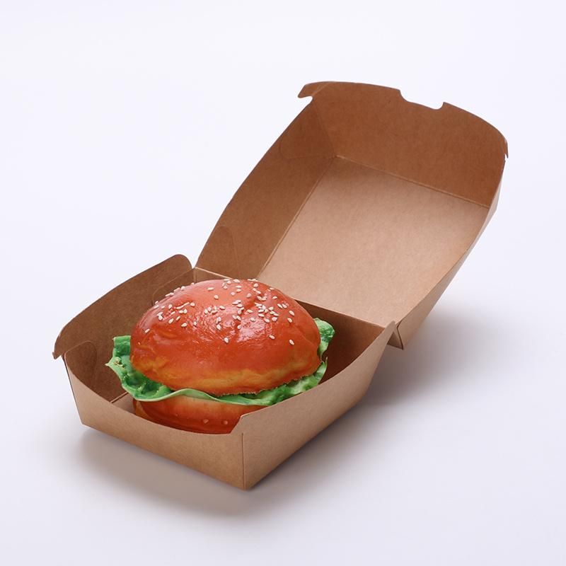 Cheap Price Disposable Hamburger Packaging Box for Take Away