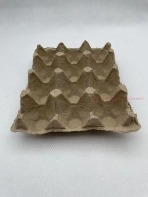 3*4 Biodegradable Egg Tray with 12 Holes Corrugated Pulp Egg Carton Molded Pulp Duck Egg Packaging