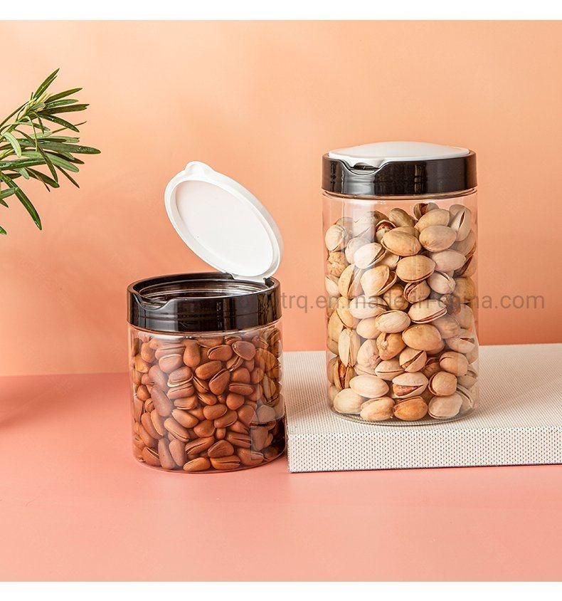 85mm Pet Plastic Sealed Jar Food Dried Fruit Tea Cans Durable Bottle