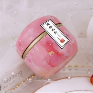 Pink Rose Tea Storage Tin Box