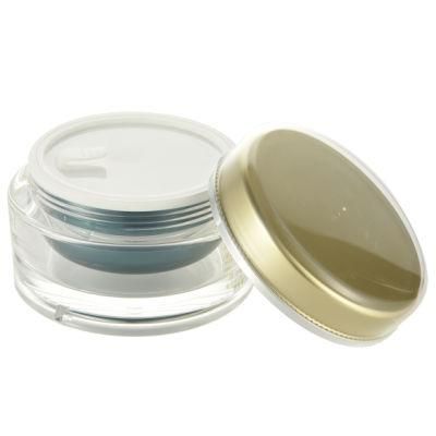 15ml 30ml 50ml Luxury Skincare Body Cream Container Packaging Rounduv Paint Shiny Gold Glass Cosmetic Jar