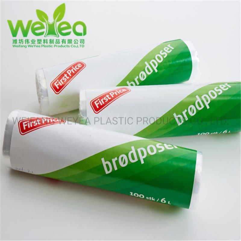 Clear Plastic Produce Bag for Fruits Vegetable, Kitchen Bags Roll