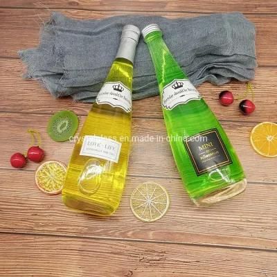 330ml 500ml Beverage Wine Bottle with Cork and Screw Caps for Ice Tea and Liquid