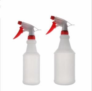 Customizable Hotsale 500ml 750ml HDPE Plastic Hand Trigger Cleaning Spray Bottle